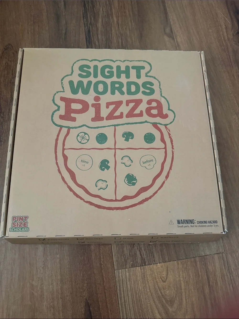 Sight Words Pizza Educational Game